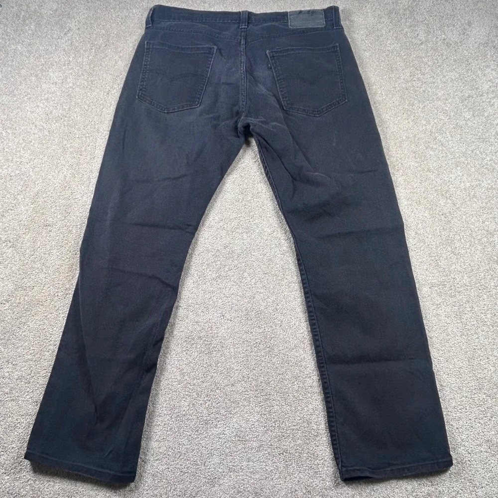 Levis 511‎ Slim Fit Jeans Mens 33x30 Black Faded Denim Pants 04511-1292